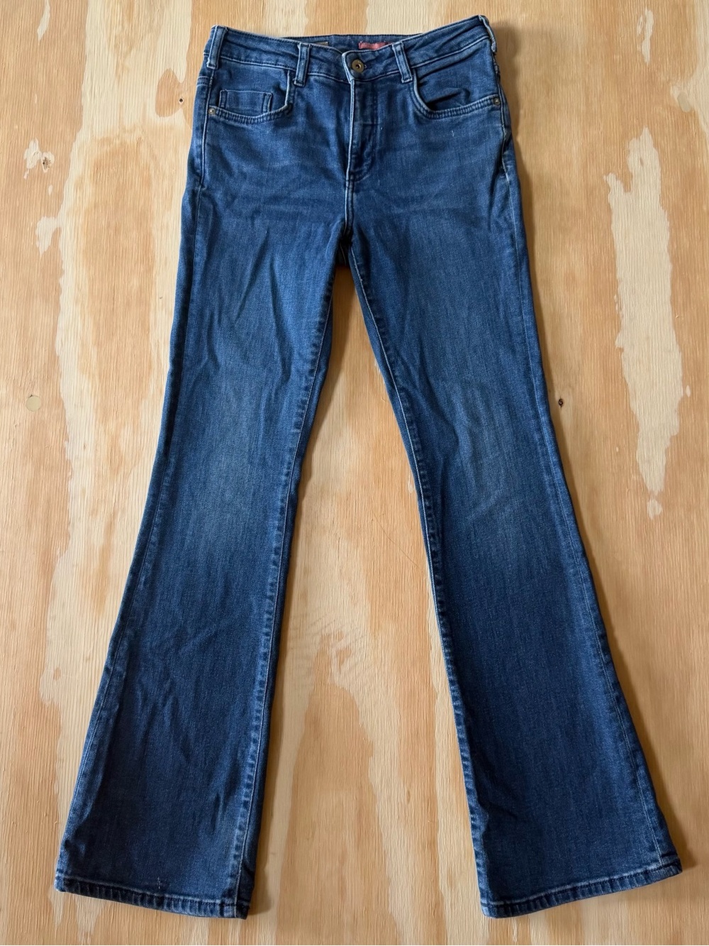 Anthropologie Pilcro Demilune Dark Indigo Mid-rise Bootcut Jeans